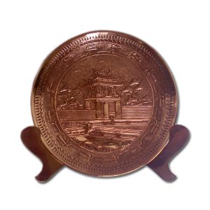 Bộ đĩa đồng đỏ - Chùa Một Cột