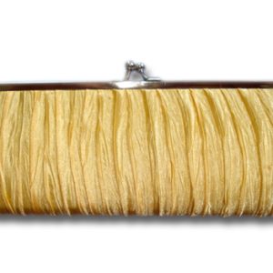 Ví kẹp nhăn to-màu vàng